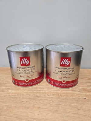 2 Illy Coffee Iperespresso Capsules - Single-serve Coffee Capsules Exp 11/2025+
