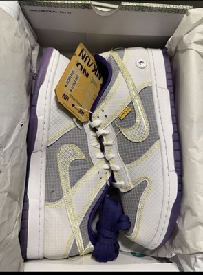 SIZE 11- NIKE DUNK LOW UNION LA PASSPORT PACK COURT PURPLE DJ9649-500 NEW DS