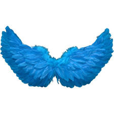 Bright Angel Feather Wings Lightweight Cosplay Halloween Costume Party Props