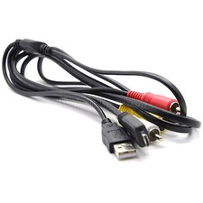 USB Data AV Video Cable Cord For SONY VMC-MD3 DSC-H70 DSC-HX7 DSC-HX7V DSC-HX9