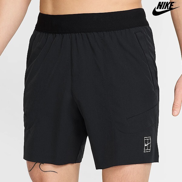Короткие мужские спортивные брюки Asiafit Asiafit FZ6914-010 для тенниса Nike Court Advantage 6-дюймовые AsiaFit FZ6914-010 15390₽