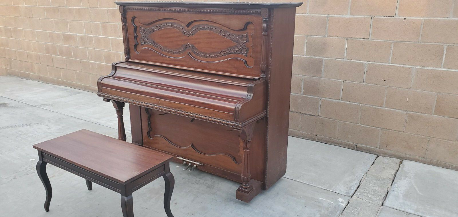 Kohler & Chase Franklin Piano Co. San Francisco Upright Antique Classic