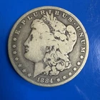 E PLURIBUS UNUM 1884 Lady Liberty Morgan Silver One Dollar Coin $1