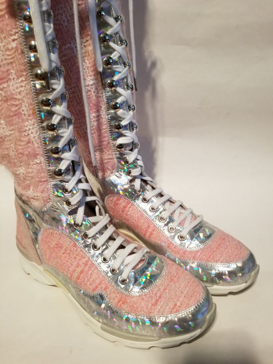 Chanel Knee High Sneakers | eBay Chanel Knee High Sneakers | eBay