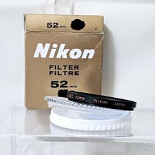 Nikon Filter Screw-In Mount B12 No Original Box CP-3 52 mm, Vintage, Japan