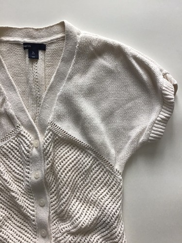 Girls Gap Kids XL 12 Sweater Cardigan Short Sleeve Button Up Special Occasion - Picture 5 of 12