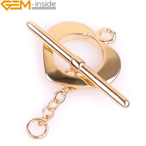 Heart Closures 14K Gold Filled Toggle Clasps Bracelet Jewellery Making Clasps - Picture 6 of 22