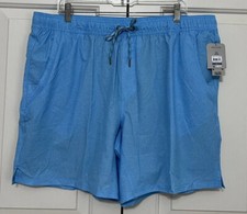 NWT George size XL 40-42 blue above the knee swim trunks mens