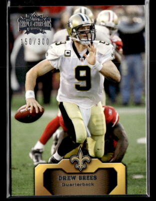2011 Topps Triple Threads #10 Drew Brees Sepia #/300