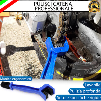 Kit 4 Spazzole Per Pulizia Catena Moto E Bici - Blu, Per Ingranaggi E Meccanismi - Foto 8