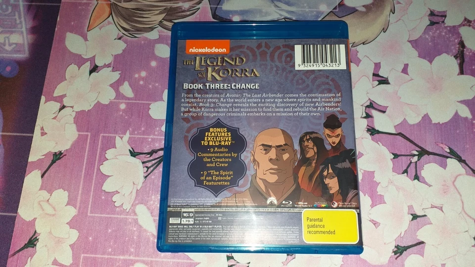 340 Anime Blu-Ray Avatar The Legend Of Korra Season 3 AUS ver. Like new - Image 2 of 4