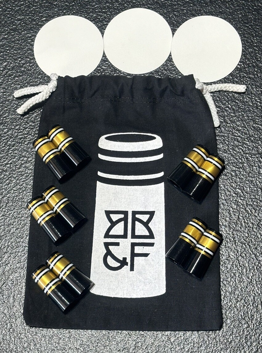 NEW BB&F Co Boyd Blade Bespoke Iron and Wedge Ferrules Multiple 1inch Designs eBay