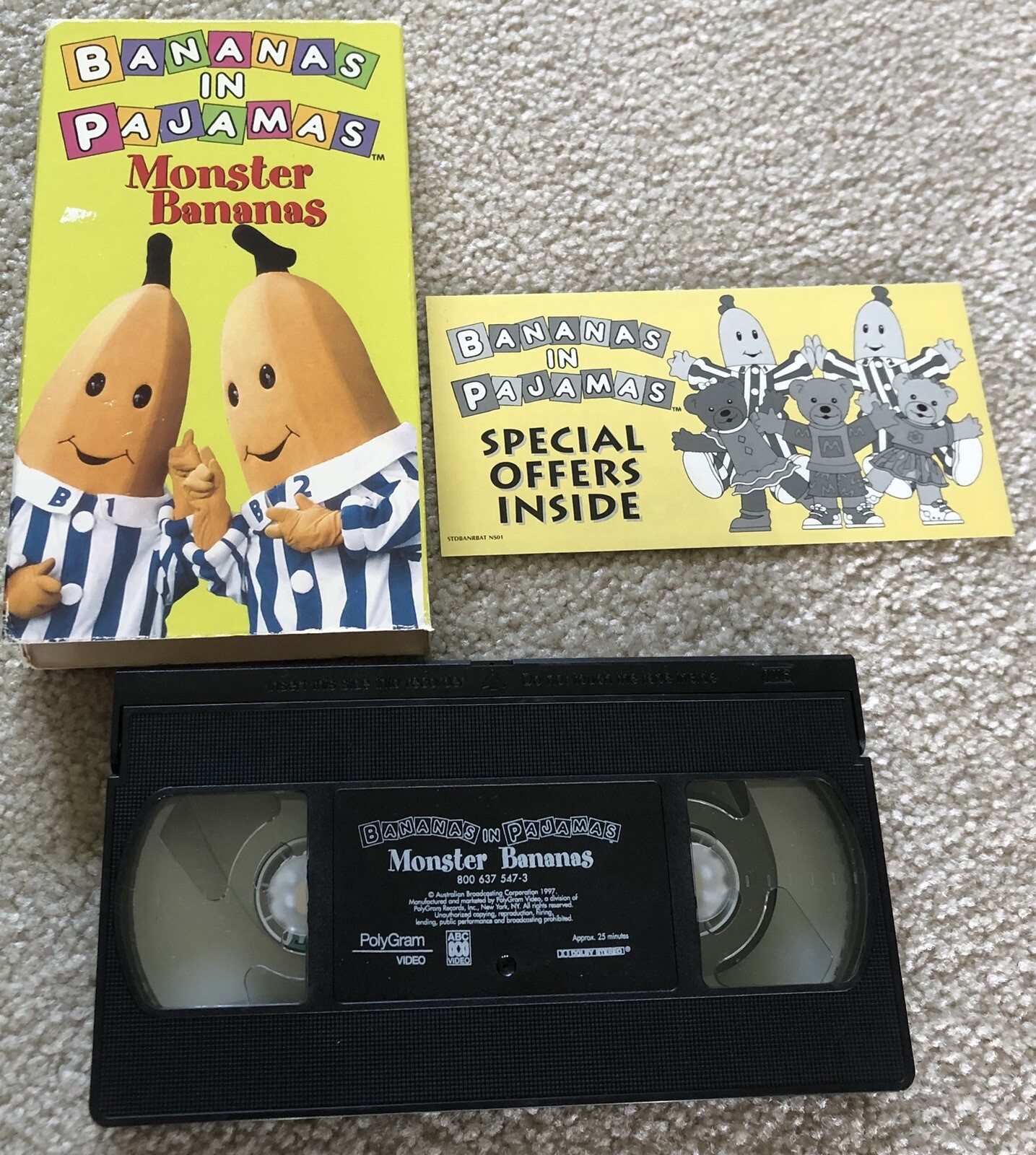 Lot of 7 Bananas in Pajamas VHS Wish Fairies, Play Time, Big Parade, Monster eBay