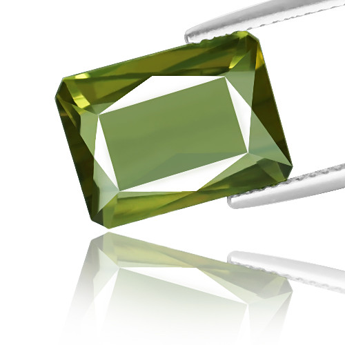 Apatite 6.59ct rare aaa yellowish green color 100%natural earth mined Madagascar - Picture 2 of 3