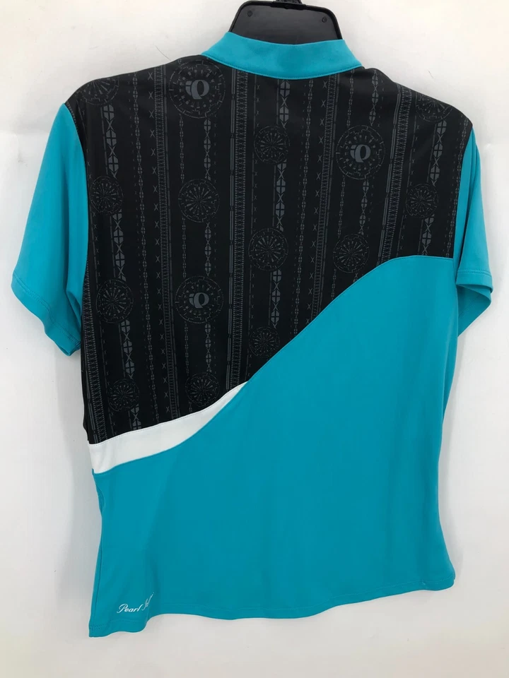 Camiseta deportiva de ciclismo Pearl Izumi para mujer pequeña manga corta cuarto cremallera Foto 2 de 4