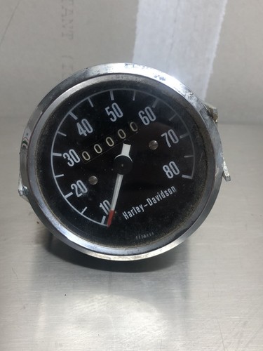 HARLEY DAVIDSON Speedometer w/ Mileage 00/104/56 7.73 W=1.15 GERMANY Gauge - Picture 1 of 12