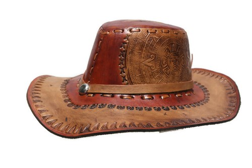 VINTAGE HANDMADE TOOLED LEATHER COWBOY 