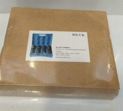 ISS-UK SET16MML8 Impact Set 1'' Drive Metric long 8Piece 