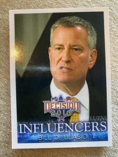 Decision 2016 Bill De Blasio ￼Trading Card 114