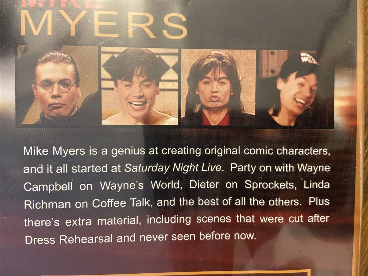 Saturday Night Live - Best of Mike Myers (DVD, 2003) New Sealed
