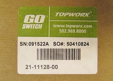 TOPWORX  21 11128 00 Proximity Limit Switch GO Switch SO #  50410824 