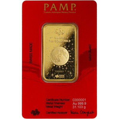 D*O様 Suisse 1オンス 金塊 999.9 PAMP Suisse 999.9 Pure 1 oz Gold