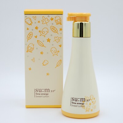 SU:M37 Time Energy Sweet Lotion 350ml Smooth Hydrating Moisture K-Beauty