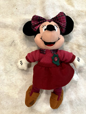 Disney  October  Tourmaline Birthstone Minnie Mouse 8  Bean Bag Plush