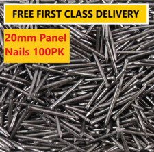 20mm Panel Nails Bright Tacks, 13/16 Inch Nails Coving Beading Panel Pins 100PK