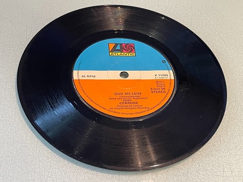 Cerrone - Supernature - Give Me Love- Vinyl Record 7" Single - 1978 Atlantic - Picture 4 of 4