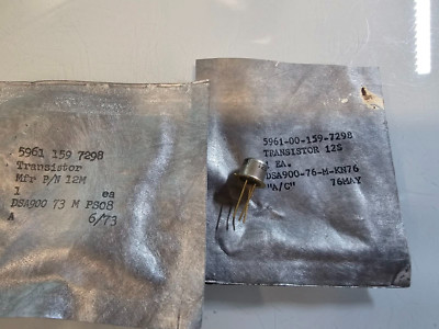 (4) AMERICAN TELEPHONE AND TELEGRAPH TRANSISTOR 12S 5961-00-159-7298