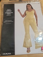 Adult Disco Jumpsuit Costume Size 2XL 18-20 4212 4456
