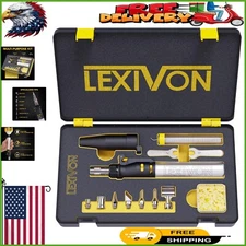 Versatile Butane Soldering Iron Set with Ergonomic Handle & Quick Refill Feature