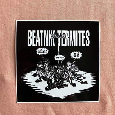 Vintage Beatnik Termites Ohio pop punk Ramonescore 1996 tour sticker RARE!!!