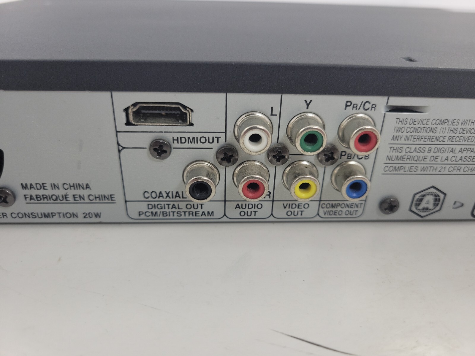 Magnavox BluRay DVD Player NB500MG1F High Def BluRay Disc Player No