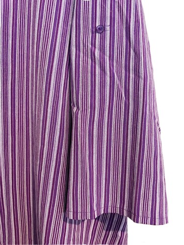 Millers Size 22 Purple Striped, Short to 3/4 Sleeve, Women's Shirt Blouse Top - Picture 3 of 5