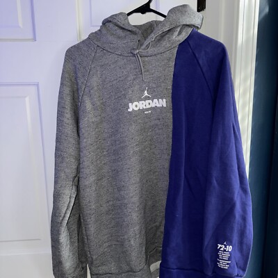 Hoodie Nike 72 Wolf Grey Nike Women's Fleece Hoodie X NOCTA Blue