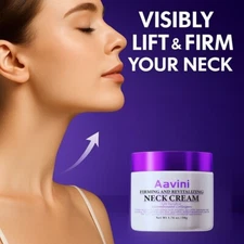 Aavini Neck Firming Cream 50g | Anti-Wrinkle Tightening Collagen Moisturizer