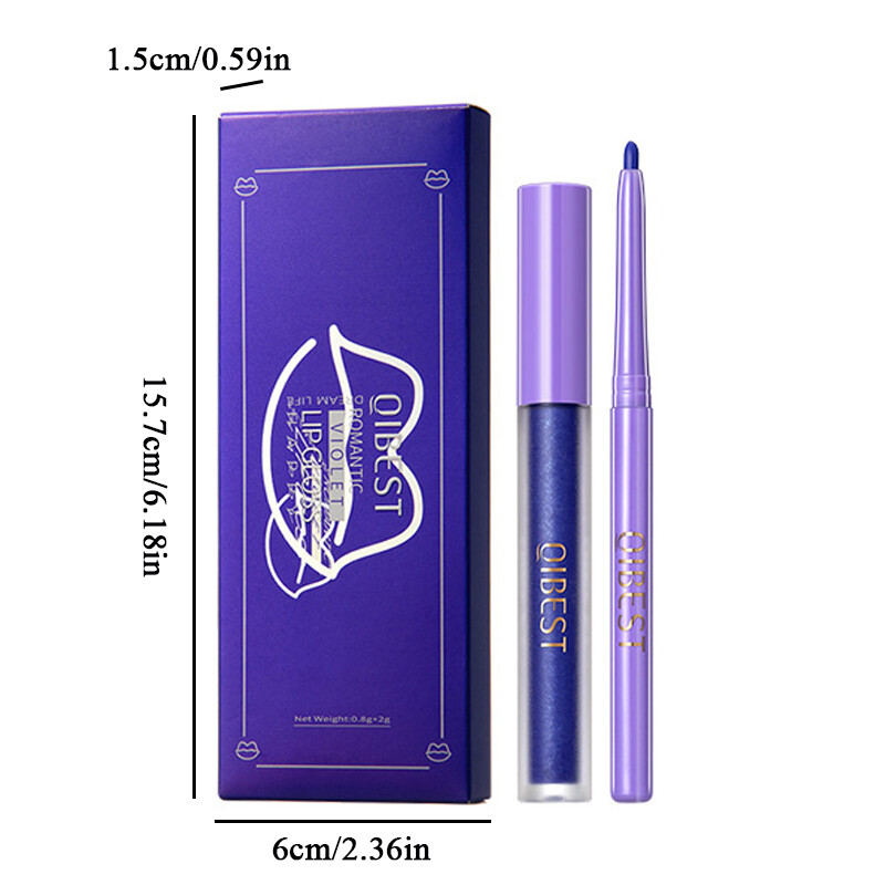 7 Colors Matte Mist Lipstick Lasting Nonstick Lip Gloss Lip Liner Set