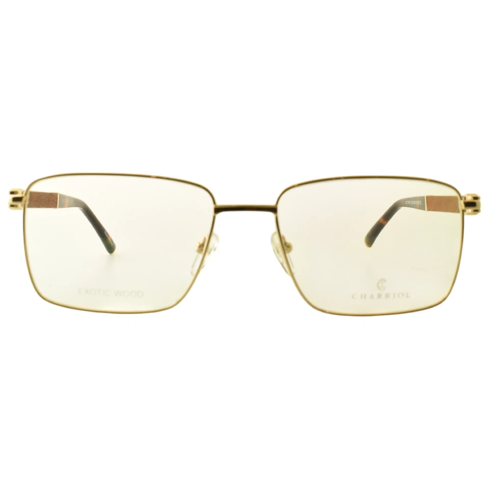 ¡¡NUEVO!! Marco de borde completo rectángulo tortuga dorado brillante PHILIPPE CHARRIOL PC57107 C01 Foto 3 de 4