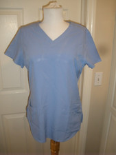 Women's Medical Scrubs Top Blue S Meraki Sport T67 