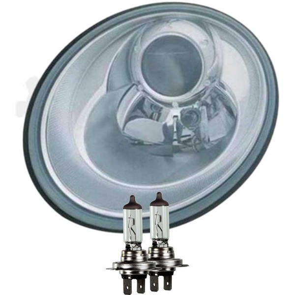Halogen Scheinwerfer Rechts FüR VW New Beetle H7/H7 Mit Motor 1361927-image