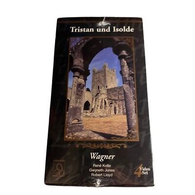 Tristan und Isolde (VHS, 2001, 4-Tape Set) Richard Wagner Berlin Opera OPD-113