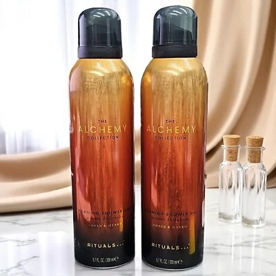 Rituals Alchemy Collection 2x Shower Gel Duschschaum Amber Moschus Myrrhe Luxe