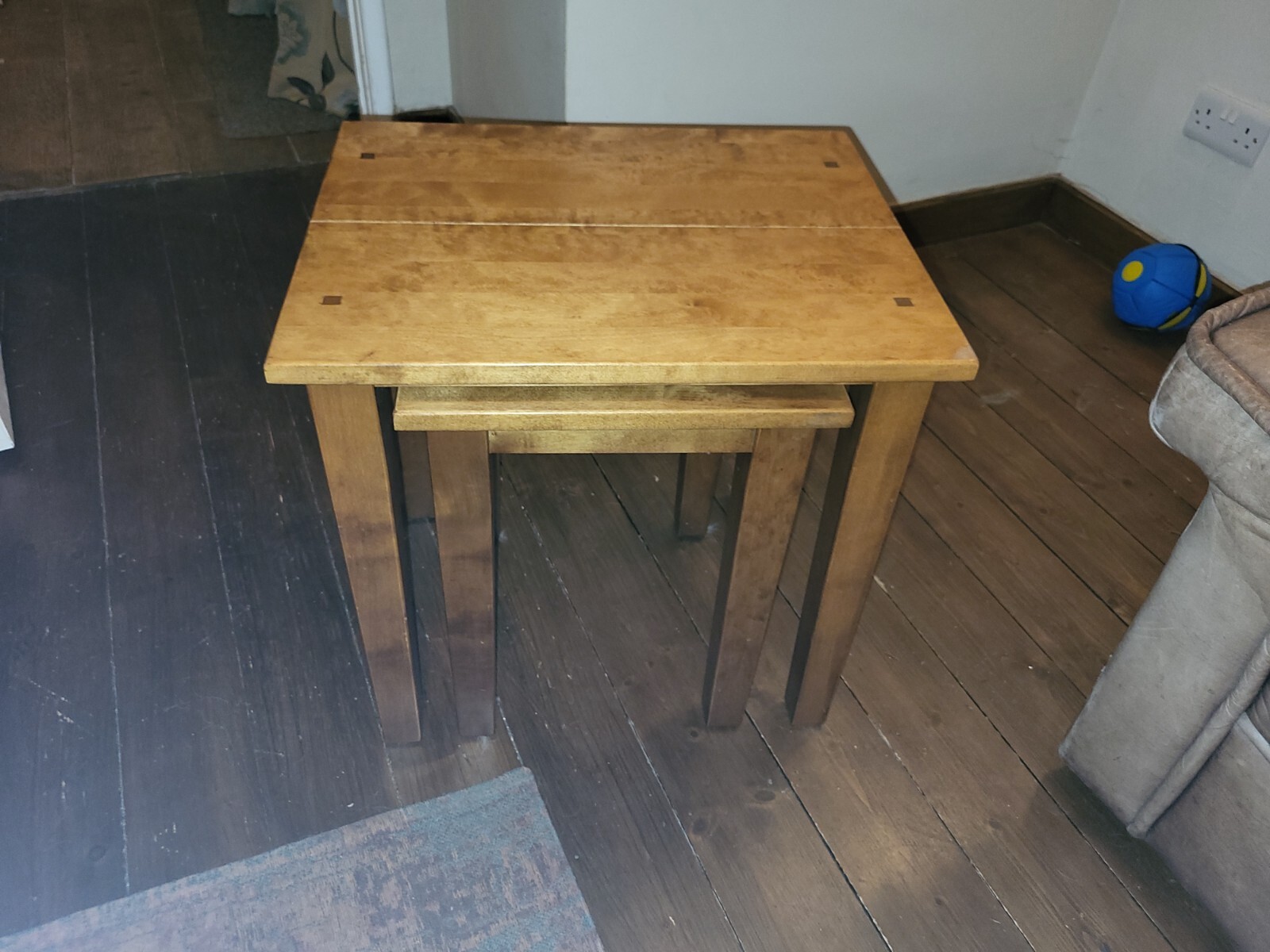 Garrat Laura Aashley honey nest of tables/2 side tables eBay