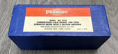 Philmore Model No. FS45 Combination SWR Bridge & Field Strength Meter NO ANTENNA