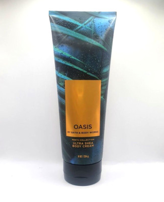 BATH AND BODY WORKS OASIS BODY CREAM FOR MEN 8.0 FL OZ