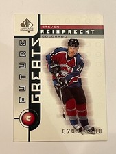 2001-02 UD SP Authentic Avalanche Steven Reinprecht Future Greats /3500 #122