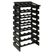 FixtureDisplays 32 Bottle Dakota Wine Rack with Display Top