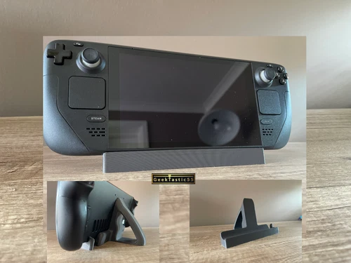 Steam Deck Compatible Stand / dock. Professional display stand. Desk stand.